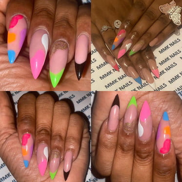 mix-of-colourful-acrylic-nails